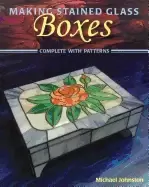 Image of making stained glass boxes