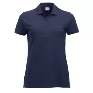 Image of Clique Womens/Ladies Marion Polo Shirt (L) (Dark Navy)