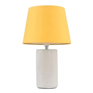 Image of Austin Table Lamp with Mustard Aspen Shade