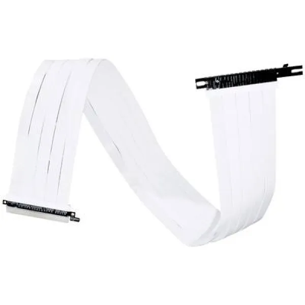 Image of Lian Li PCIe Riser cable PCIe 1.0, PCIe 2.0, PCIe 3.0, PCIe 4.0 PCIe x16 socket, PCIe x16 plug 90cm White PW-PCIV-4-90W