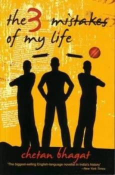 Image of 3 Mistakes of My Life Kai Po Che by Chetan Bhagat Paperback