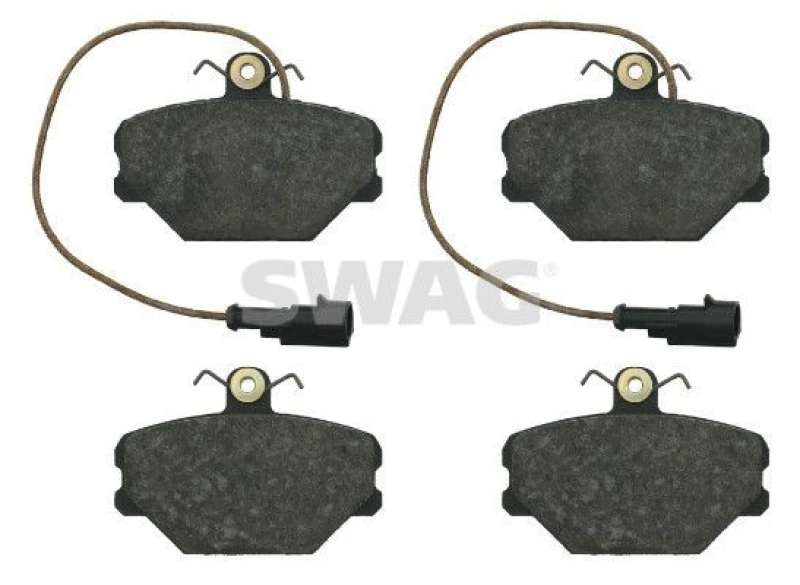 Image of Brake pad set SWAG 70 91 6086