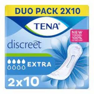 image of Tena Lady Extra Pads 2 x 10 pack