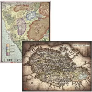 Image of Dungeons & Dragons Out of the Abyss Map Set- Maps of the Underdark