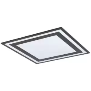 Image of Netlighting Savatarila Integrated LED Semi Flush Light Black - EG99039