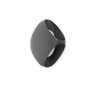 Image of Bu LED Outdoor Wall Light White, Dark Grey IP65