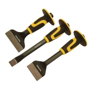 image of Roughneck 3 Piece Bolster and Chisel Set