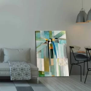 Image of 701002021C-015 Multicolor Decorative Canvas Painting