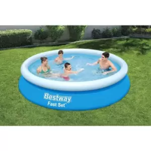 Bestway - Fast Set Large Round Family Swimming Paddling Pool 3.66m x 76cm 5337L