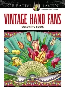 Image of Creative Haven Vintage Hand Fans Coloring Book