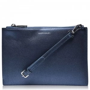 Karen Millen Bennett Pouch - M/NIGHTMETAL410