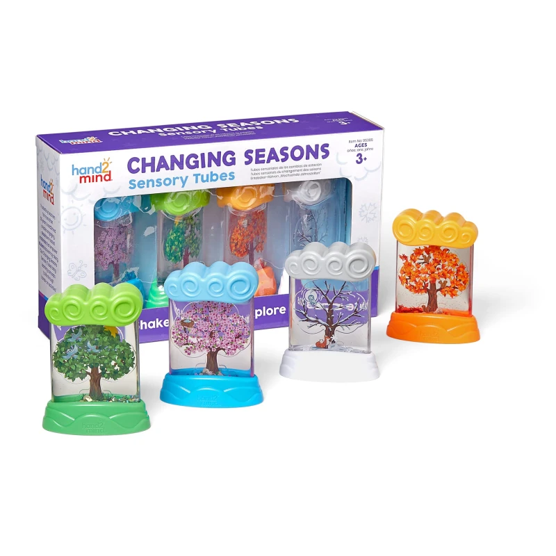 Image of Changing Seasons Sensory Tubes Fidget Toys For Children'S Mindfulness And Focus One Colour VJSB7 Unisex