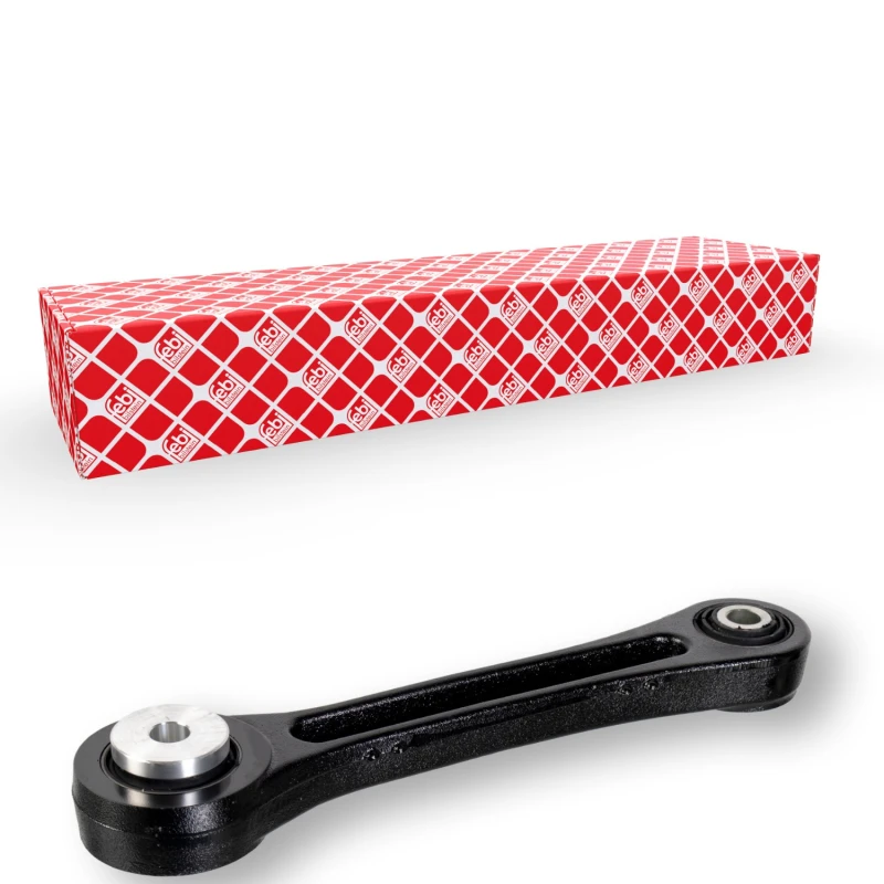 Image of FEBI BILSTEIN 171308 Anti-roll bar link Front Axle, with rubber mounts Link Stabiliser (3229)