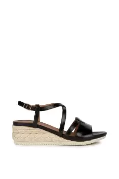 image of Black 'D Ischia Corda A' Sandal