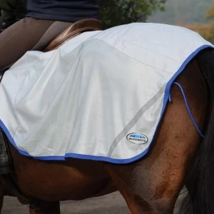 Image of Weatherbeeta 600D Mesh Exercise Sheet - Silver/Silver