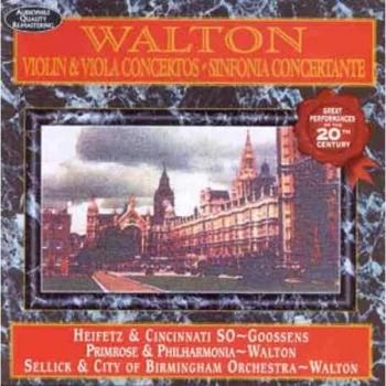 image of William Walton - Violin and Viola Concertos CD