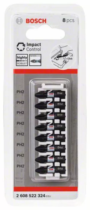 image of Bosch Accessories 2608522324 Philips bit PH 2 1 Set