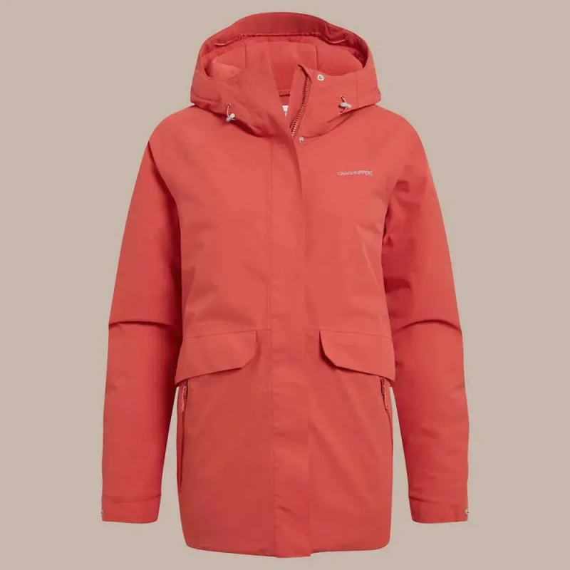 Image of Womens hiking jacket Craghoppers Caldbeck II Rouge Female 38