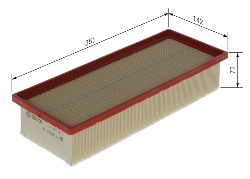 Image of Air filter Bosch F 026 400 471