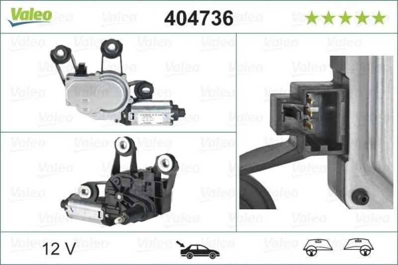 Image of Wiper motor VALEO 404736