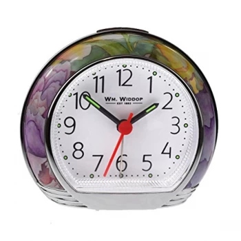 Image of Round Alarm Clock - Pink Flower
