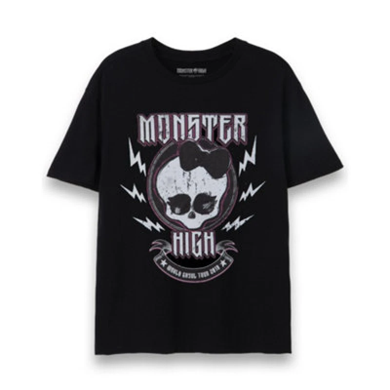 Image of (XXX-Large) Monster High Short Sleeved T-Shirt (Womens Black)