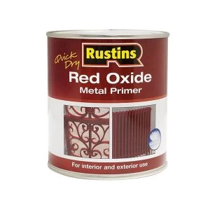 Image of Rustins Quick Dry Red Oxide Metal Primer 500ml