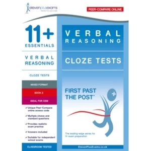 Image of 11+ Essentials Verbal Reasoning: Cloze Tests Book 2