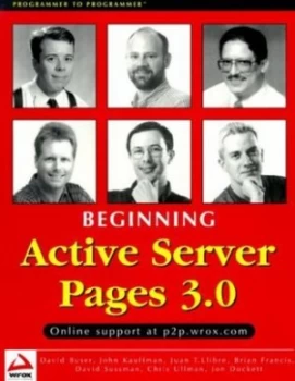 Image of Beginning Asp 3.0 by Buser Book