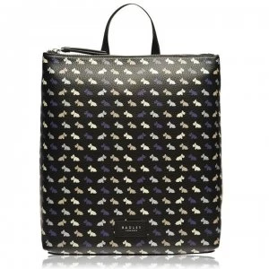 image of Radley Mutli Dog Zip Top Backpack - BLACK