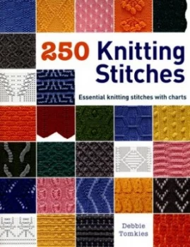 Image of 250 Knitting Stitches by Debbie Tomkies Book