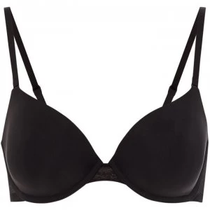 image of Sloggi Zero Lace Wired Half Padded Bra - Black