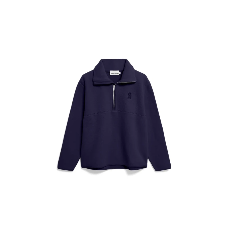 Image of ARMEDANGELS Sweatshirt woman Armedangels Haarleenaa Fleece Bleu Female L