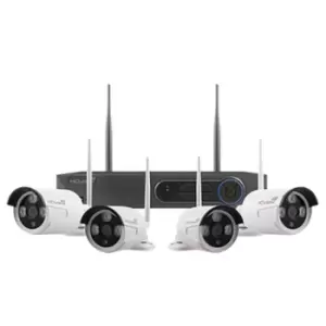 image of Esp 4 Camera Wireless Cctv Kit - 500GB - FHDV4KB4WF