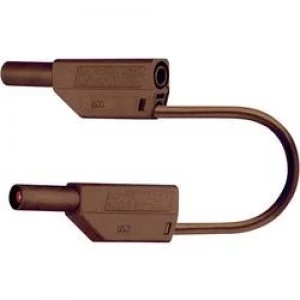 Safety test lead 0.5 m Brown Staeubli SLK425 E