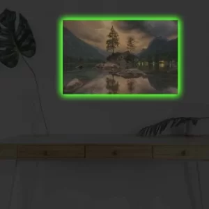 Image of 4570DHDACT-136 Multicolor Decorative LED Lighted Canvas Painting