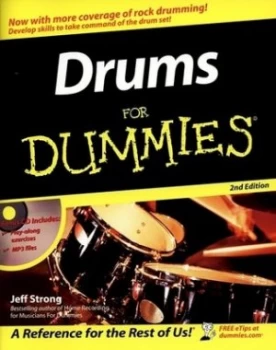 Image of Drums for Dummies by Jeff Strong Book