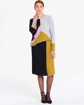 image of I.Scenery Colour Block Jumper