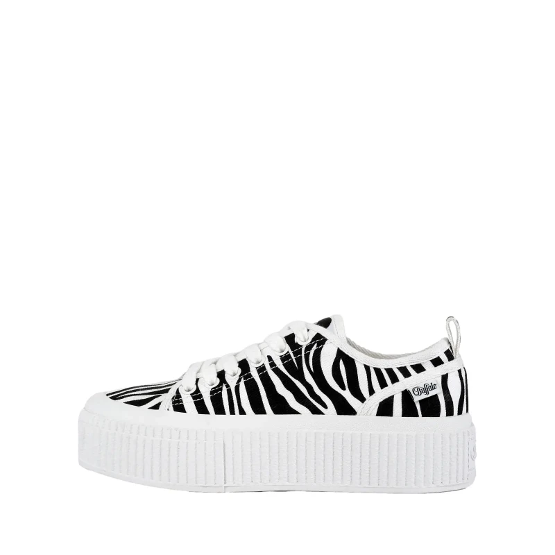 Image of Buffalo Vegan Canvas Sneakers Buffalo Madison Low Blanc Unisex 39