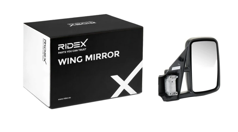 Image of RIDEX 50O0085 Wing mirror Right, black, Manual, Complete Mirror Outside Mirror (50)