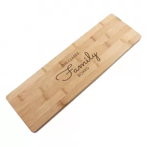 image of Personalised Bamboo Family Serving Board