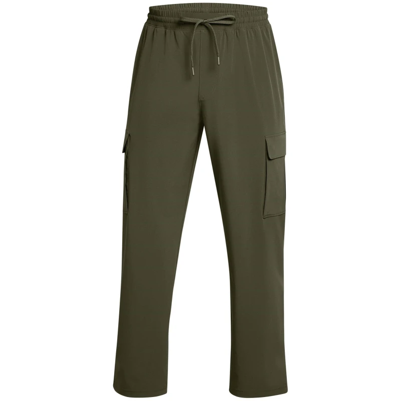 Image of Under Armour Armour Ua Vibe Woven Cargo Pants Tracksuit Bottom Mens Performance Tracksuit Bottoms S Green 51387615350