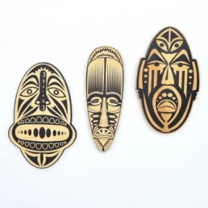Image of LAZ147 Multicolor Decorative Wooden Wall Accessory