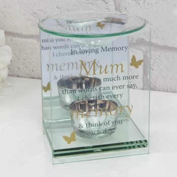 Image of Thoughts of You Butterfly Oil Burner - Mum