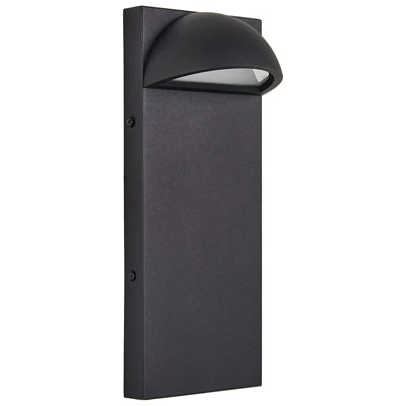 Image of Beliani Outdoor LED Wall Light Sajur Black