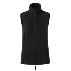 image of Premier Womens/Ladies Artisan Fleece Gilet (3XL) (Black)