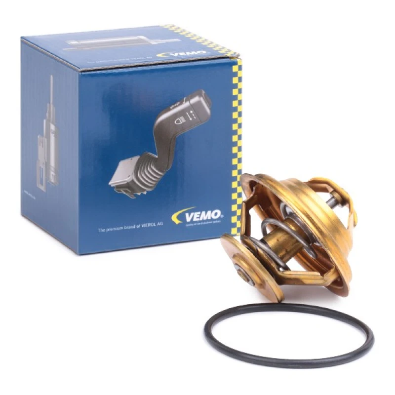 Image of VEMO V15-99-1985-1 Engine thermostat Opening Temperature: 88°C, with gasket/seal Thermostat,coolant (316)