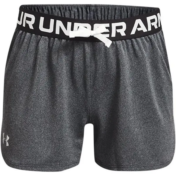 image of Under Armour Play Up Shorts Junior Girls - Grey 7 - 8 Years