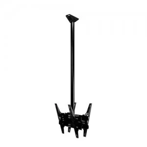 Image of B-Tech Back-to-Back Universal Flat Screen Ceiling Mount with Tilt
