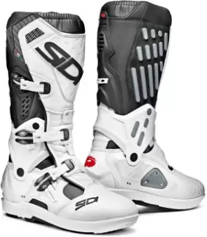 image of Sidi Atojo SRS Motocross Boots Black White